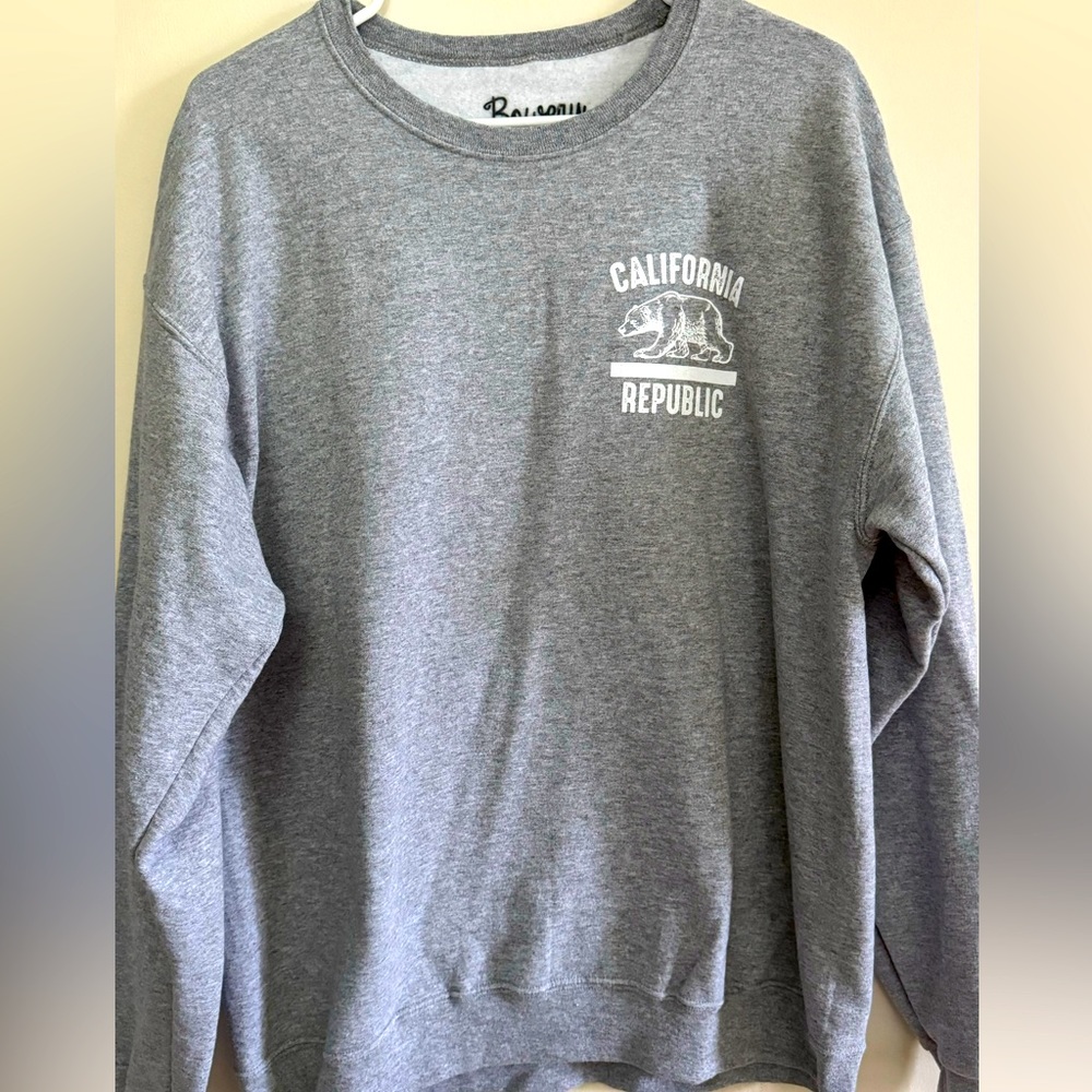 California Republic Gray Sweatshirt